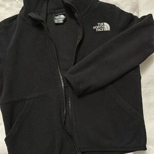 The North Face Black Kids zipper hoodie sweater size 4T
